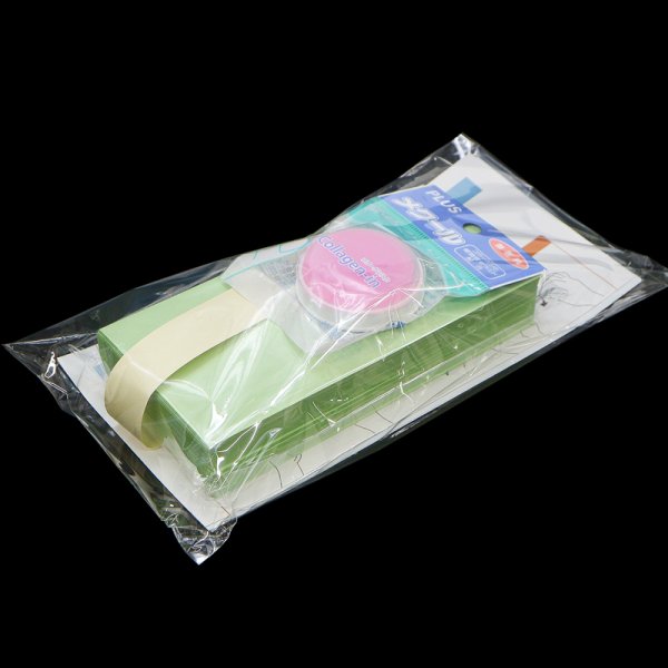 画像3: 【無地 印刷なし】お徳用の札勘練習用模擬紙幣〔5セット〕紙250枚+メクール1個+紙帯2枚（札勘手順書付） (3)